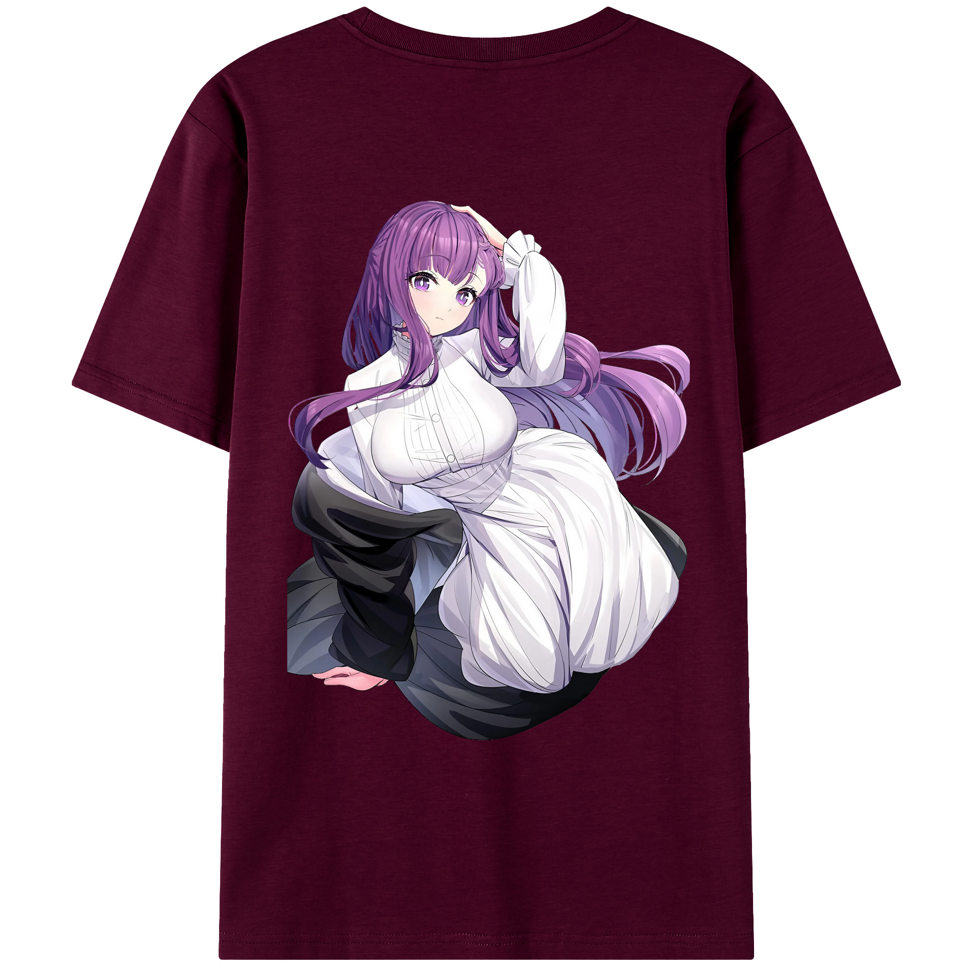 （画像用） 葬送のフリーレン Frieren レディース半袖Tシャツ(バックプリント)